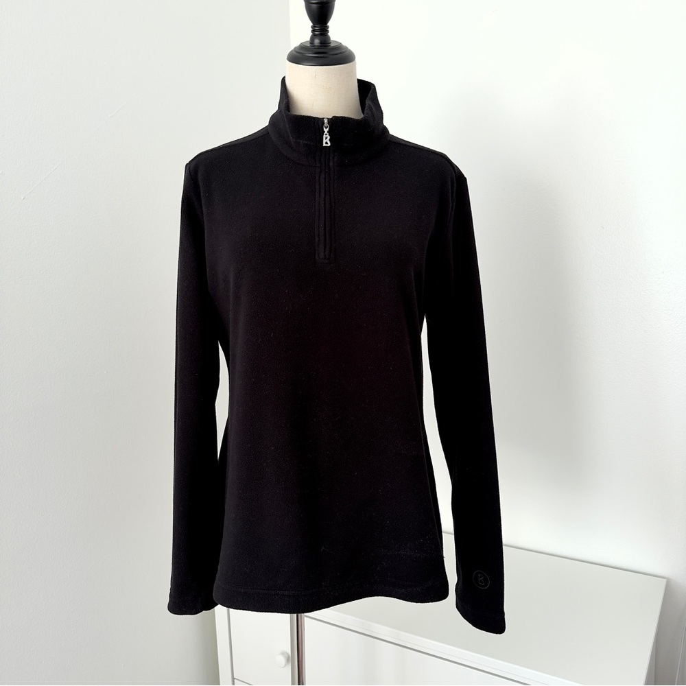 Bogner Women's Black Quarter-Zip Sweatshirt, size M